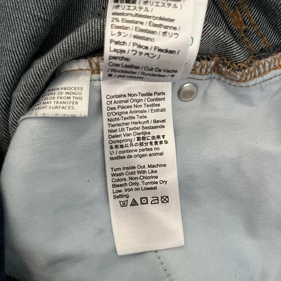 J. Crew Slim Demi Boot Jeans in Rinse wash Raw Hem Size 29 Style BM820 - Picture 8 of 9